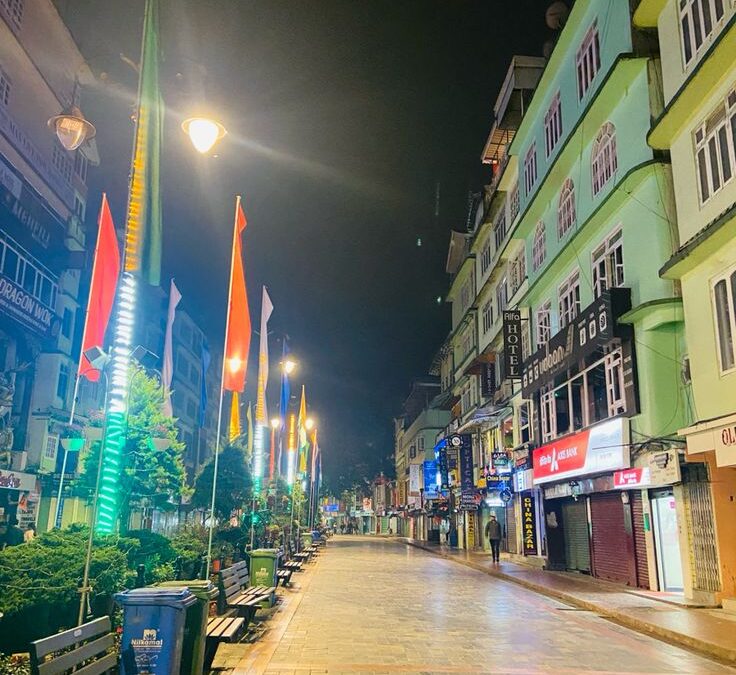 MG Marg Gangtok shopping street