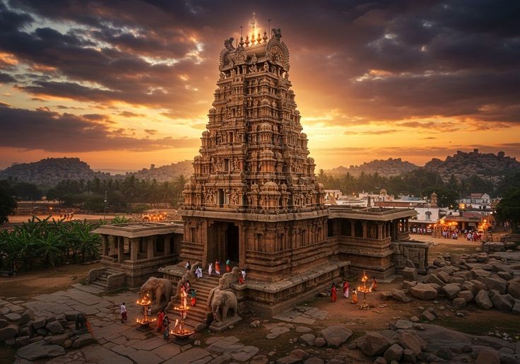 Virupaksha Temple Hampi- Exploring the Sacred Heart of a UNESCO World Heritage Site
