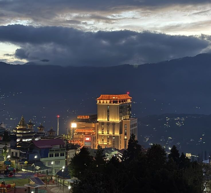 Gangtok city mountain view – places to visit in East India