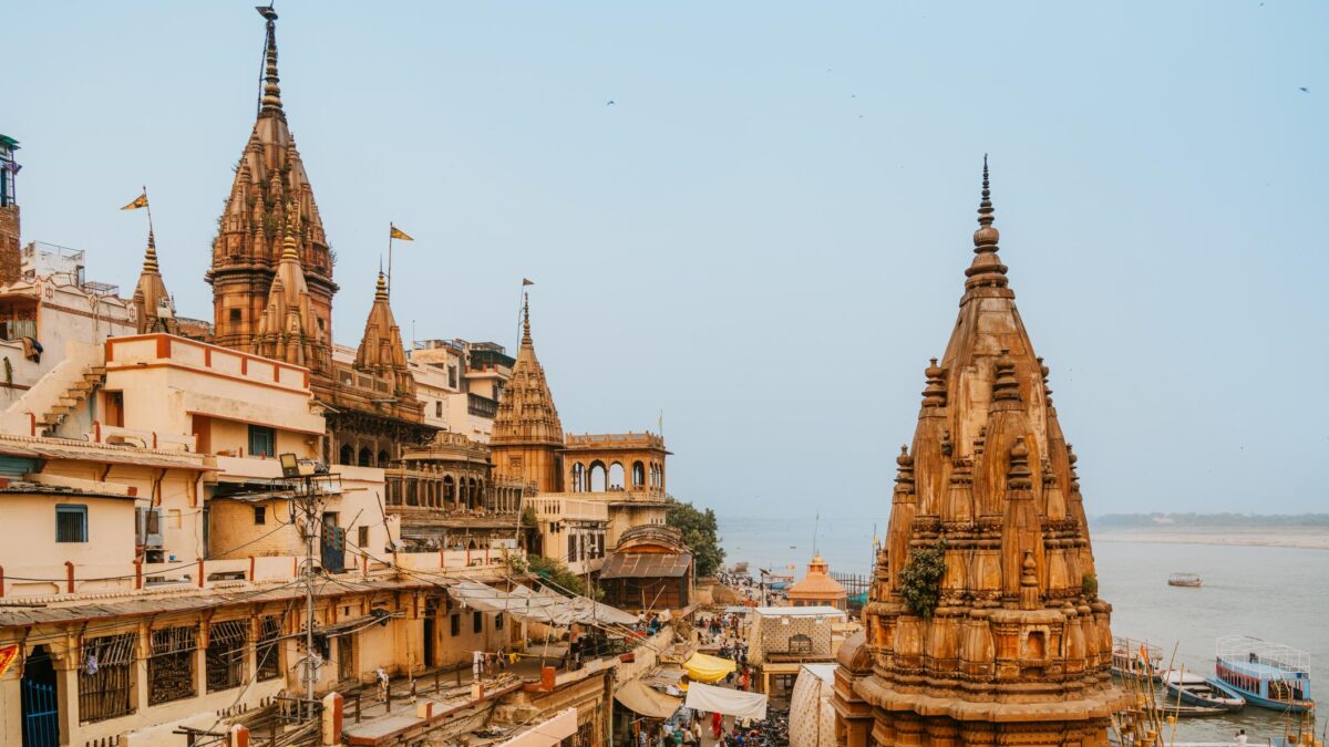 Ghats of Varanasi along River Ganga