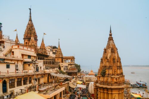 Ghats of Varanasi along River Ganga