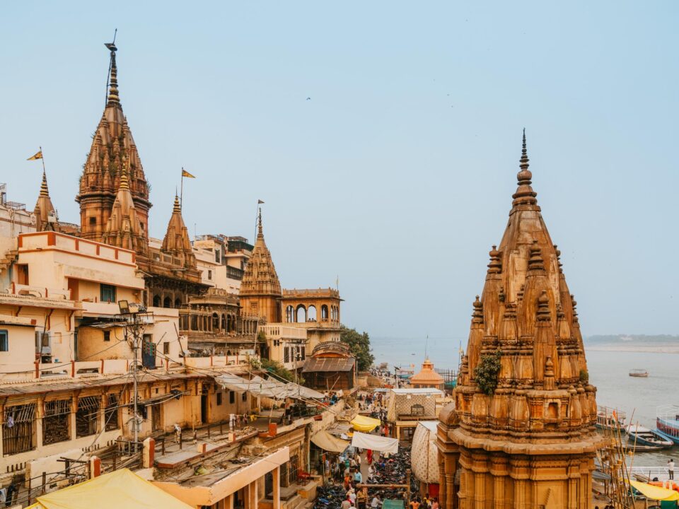 Ghats of Varanasi along River Ganga